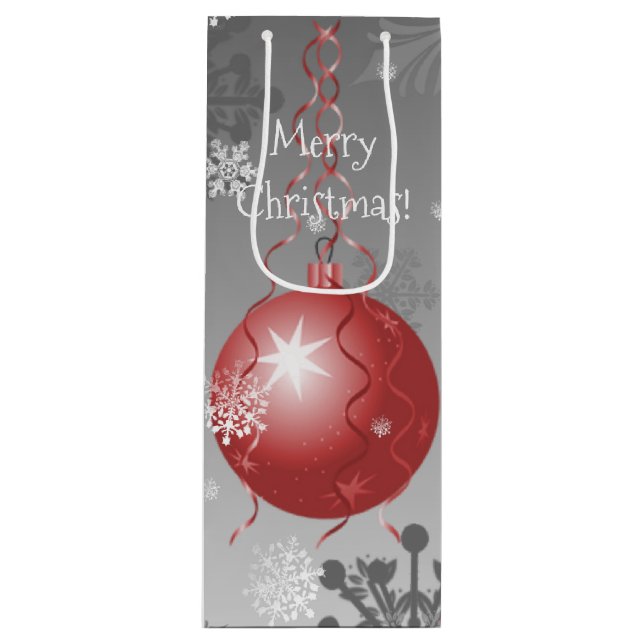 Red Finare jul Ornament Gift Bag (Framsidan)