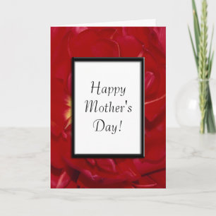 Red Finare Tulips Mors dag Kort