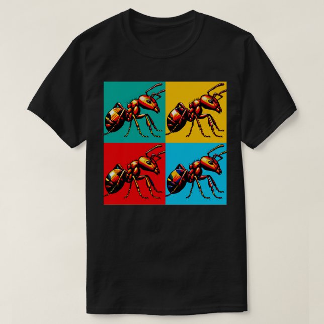 Red Fire Ant-Coolans Insekt T Shirt (Design framsida)