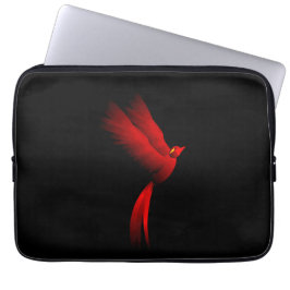 Red Fire Bird Laptop Fodral