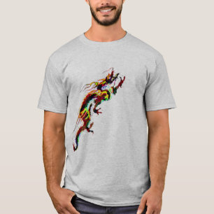 Red fire Dragon Design T-shirts-presentidé T Shirt