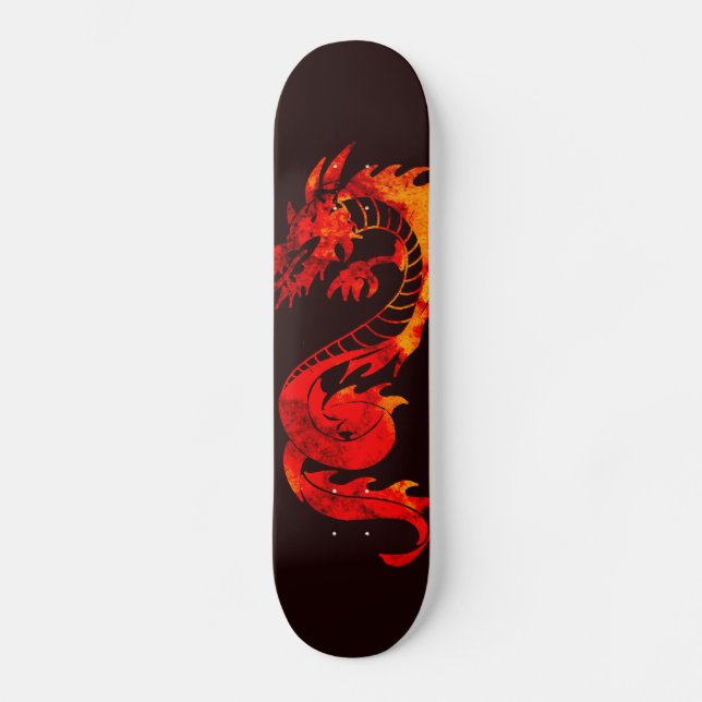 Red Fire Dragon Skateboard (Framsida)