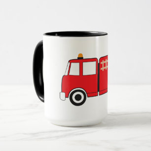 Red Fire Lastbil Mugg