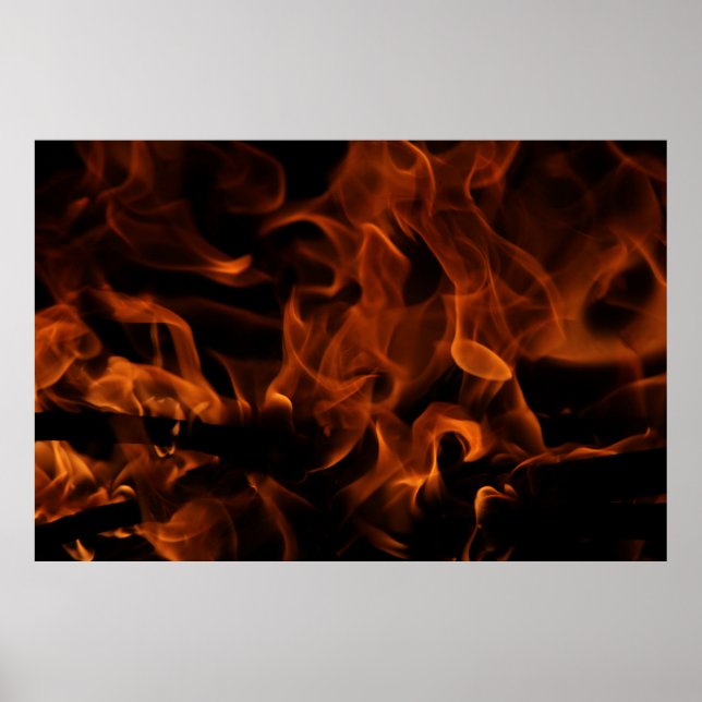 Red fire tapet poster (Framsidan)