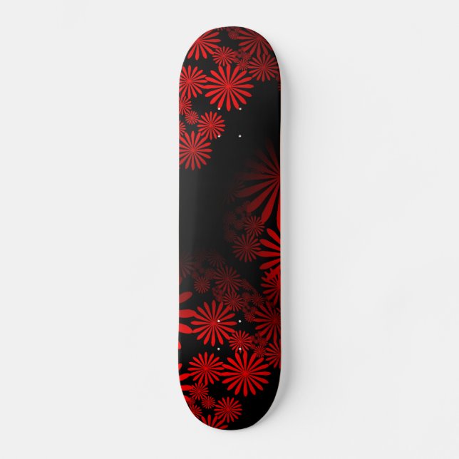 Red Fireworks Old School Skateboard Bräda 21,6 Cm (Framsida)