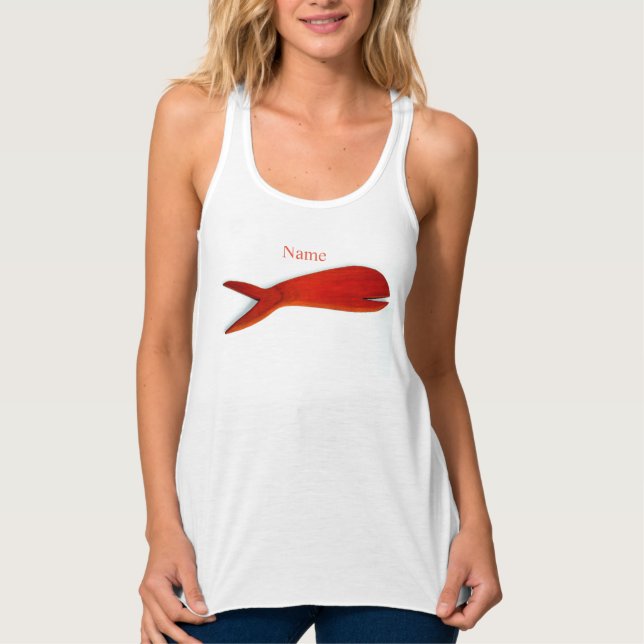 Red fish Thunder_Cove Linne Med Racerback (Framsida)