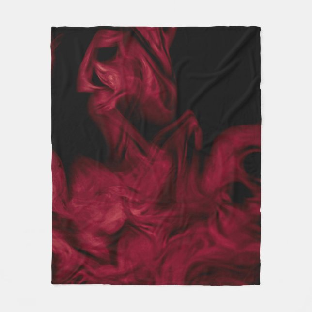 Red flame fleecefilt (Framsidan)
