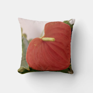 Red Flamingo Flower Cushion Kudde