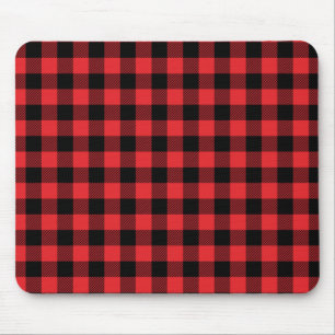 Red Flanals Buffalo Check Mönster Musmatta