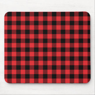 Red Flanals Buffalo Check Mönster Musmatta