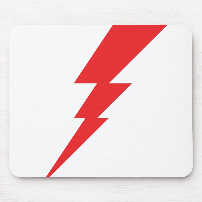 Red Flash Lightning Bolt Musmatta (Framsidan)