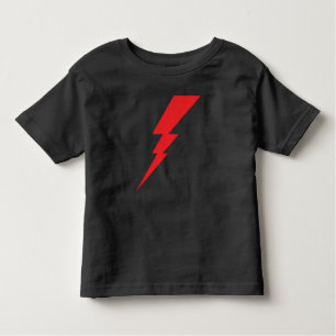 Red Flash Lightning Bolt T Shirt