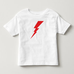 Red Flash Lightning Bolt T Shirt