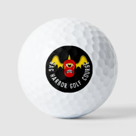 Red Flies Fladdermus Holloween Customized Golf Bol