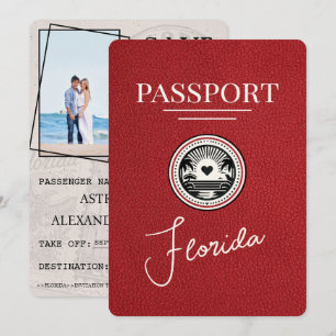Red Florida Passport Spara datum Datumet