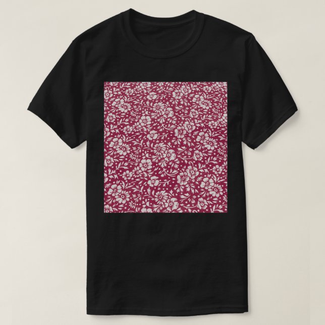 Red Flower Design T Shirt (Design framsida)