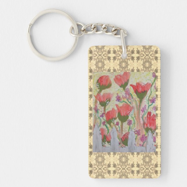 Red Flowers White Fence 2 (Framsidan)