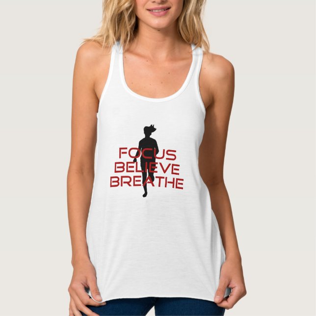 Red Focus Tro Breathe Linne Med Racerback (Framsida)