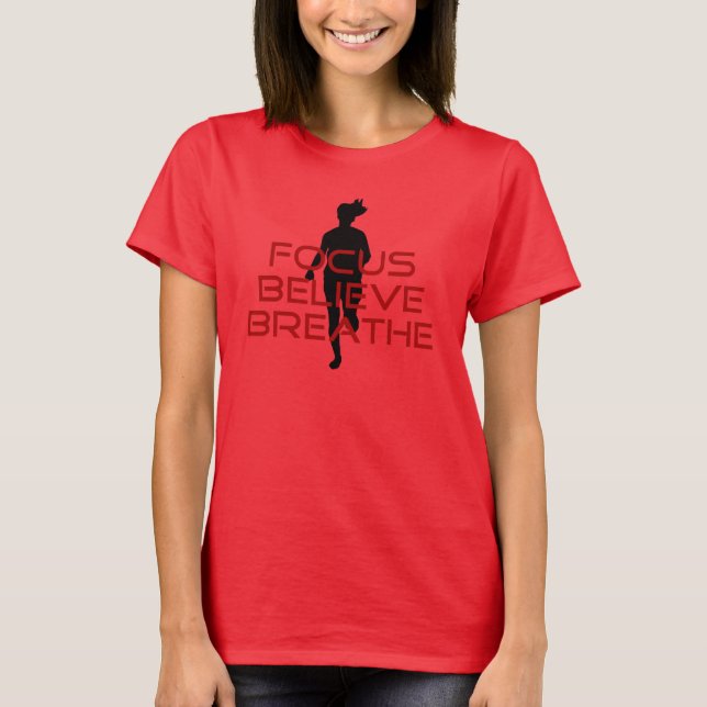 Red Focus Tro Breathe T-shirt (Framsida)