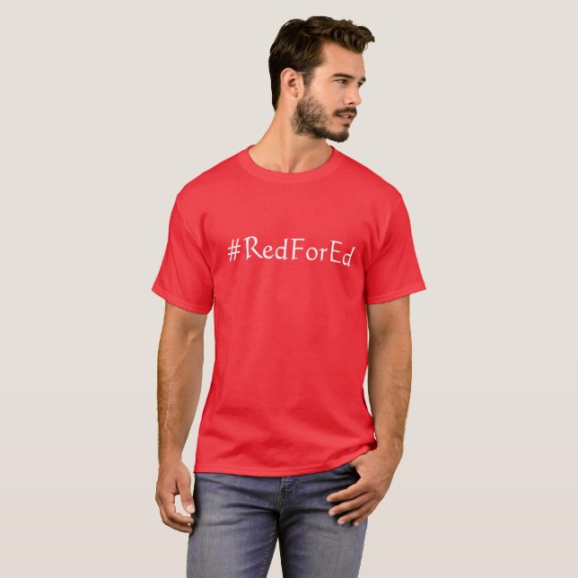 Red for Ed T Shirt (Hel framsida)