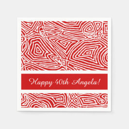 Red för skriptutskrifter pappersservett