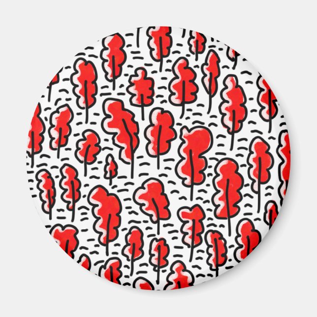 Red Forest Magnet (Framsidan)