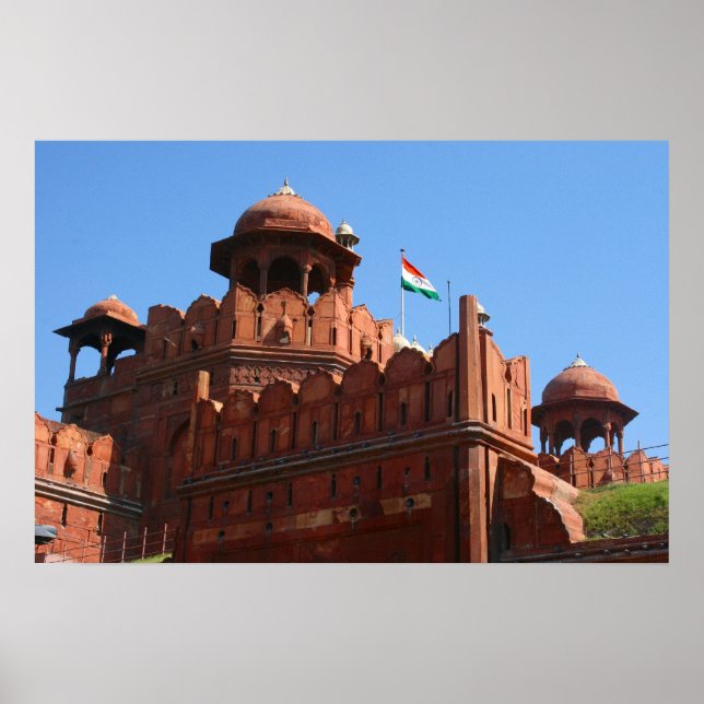 red fort delhi poster (Framsidan)
