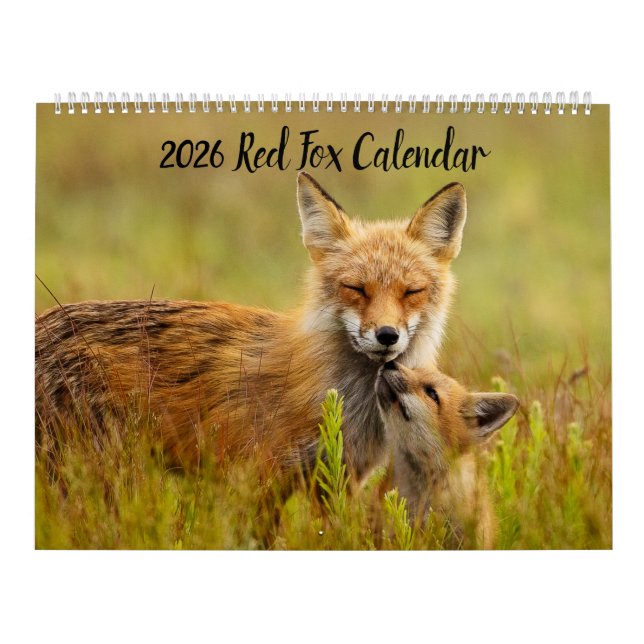 Red Fox 2025 Calendar Kalender (Omslag)