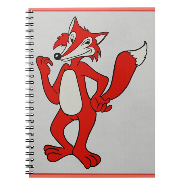 Red Fox Anteckningsbok (Framsidan)
