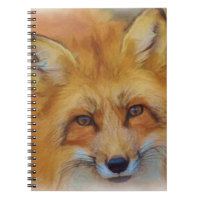 Red Fox Anteckningsbok (Framsidan)