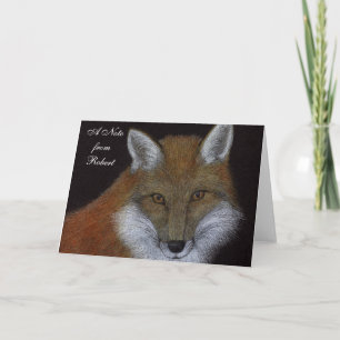 Red Fox Anteckningskort