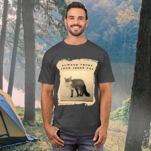 Red Fox Art T Shirt