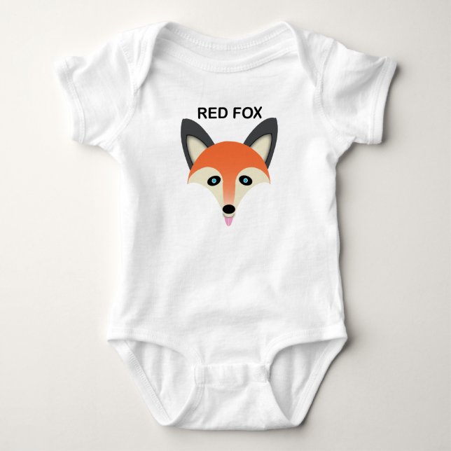 Red Fox - Baby Jersey Bodydräkt Tee Shirt (Framsida)