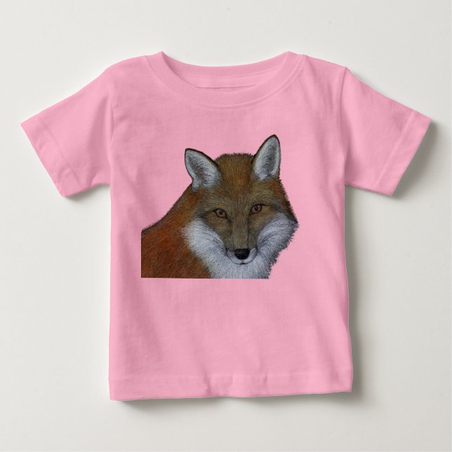 Red Fox Baby T-Shirt (Framsida)
