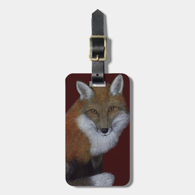 Red Fox Bagagebricka (Vertikal Framsida)