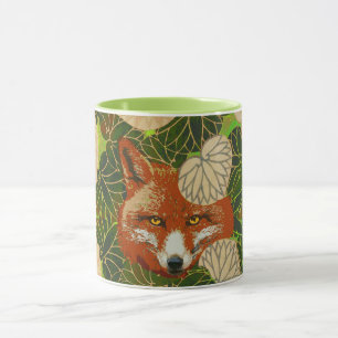 RED FOX BLAND GRÖNTEN LÖV OCH FOLIAGE MUGG