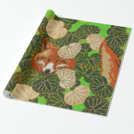 RED FOX BLAND GRÖNTEN LÖV OCH FOLIAGE PRESENTPAPPER