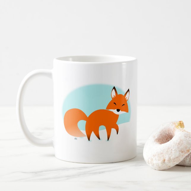 Red Fox Coffee Mugg (Med munk)