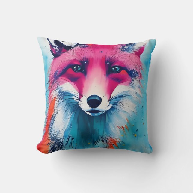 Red Fox Dekorativ kudde (Framsida)