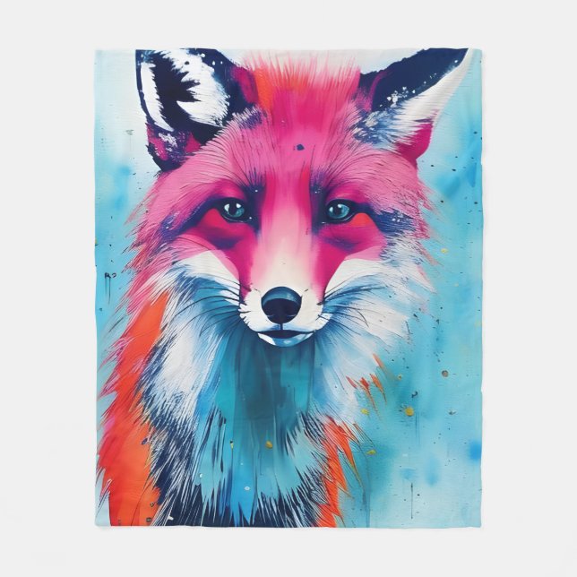 Red Fox Fleecefilt (Framsidan)