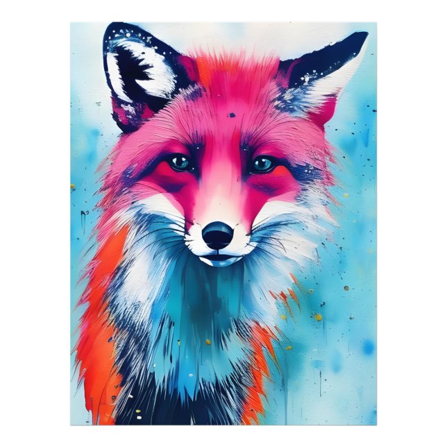 Red Fox Fototryck (Framsidan)