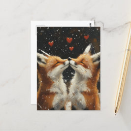 Red Fox i Kärlek Vykort