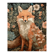 Red Fox i Victorian English Garden