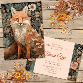 Red Fox i Victorian English Garden Tack Kort