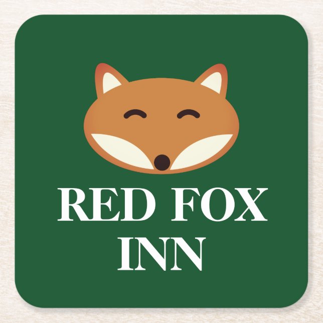 Red Fox Inn pub anpassningsbar pub underlägg (Framsidan)