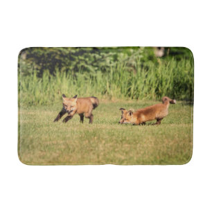Red Fox Kits Spela Badrumsmatta
