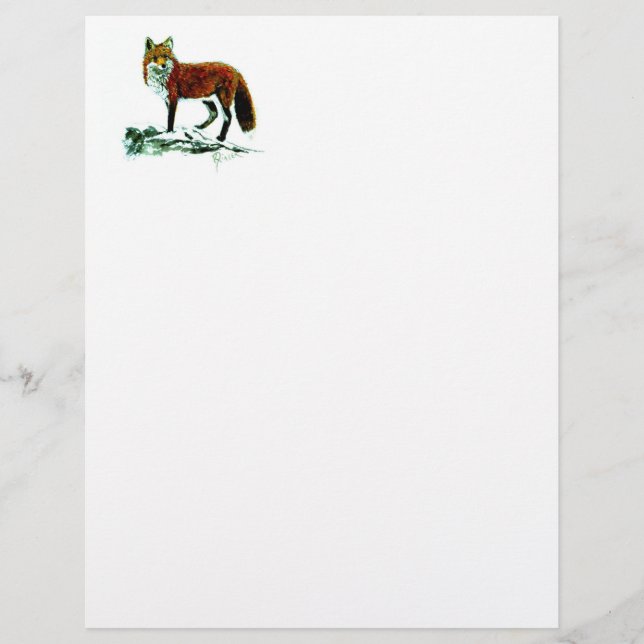 Red Fox Letterhead (Framsida)