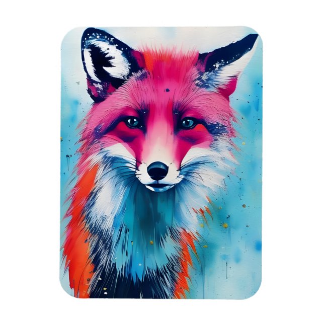 Red Fox Magnet (Vertikal)