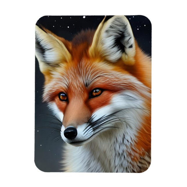 Red Fox Magnet (Vertikal)