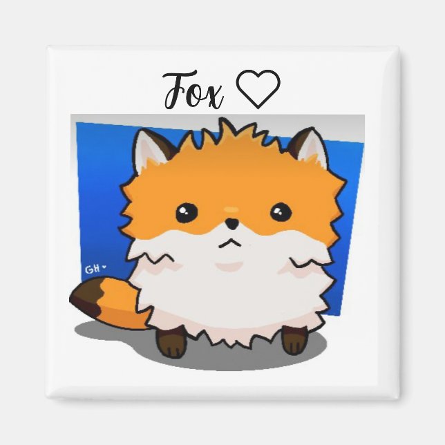 Red Fox Magnet (Framsidan)